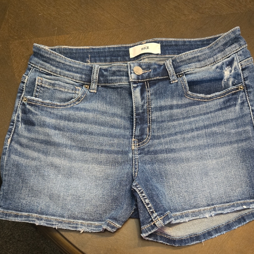 BKE Dark Blue Denim Shorts